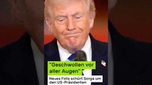 Donald Trump krank?: "Geschwollen vor aller Augen" - neues Foto schürt Sorge um den US-Präsidenten