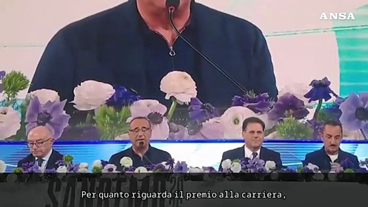 Sanremo, Conti: "Quest'anno tre premi alla carriera: a Leali, Caselli e Mogol"