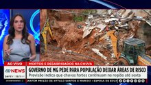 Chuvas em MG: Governo pede para população deixar áreas de risco após deslizamentos | TEMPO REAL