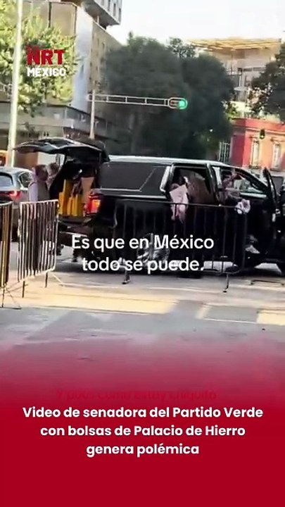 🎥 La senadora Ruth González Silva, del Partido Verde, se encuentra en medio de la polémica luego de que circulara un video donde aparece subiendo a su camioneta con múltiples bolsas de El Palacio de Hierro en San Luis Potosí.
