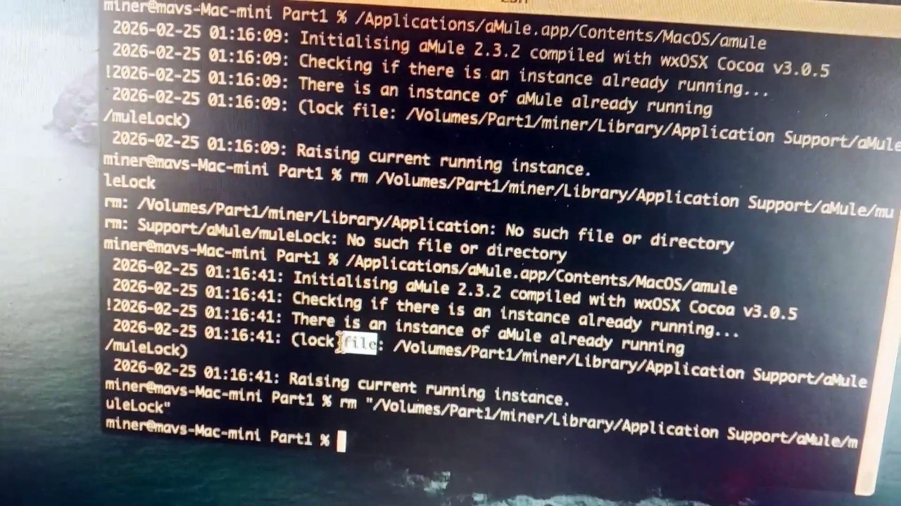amule not launching? here is a solution