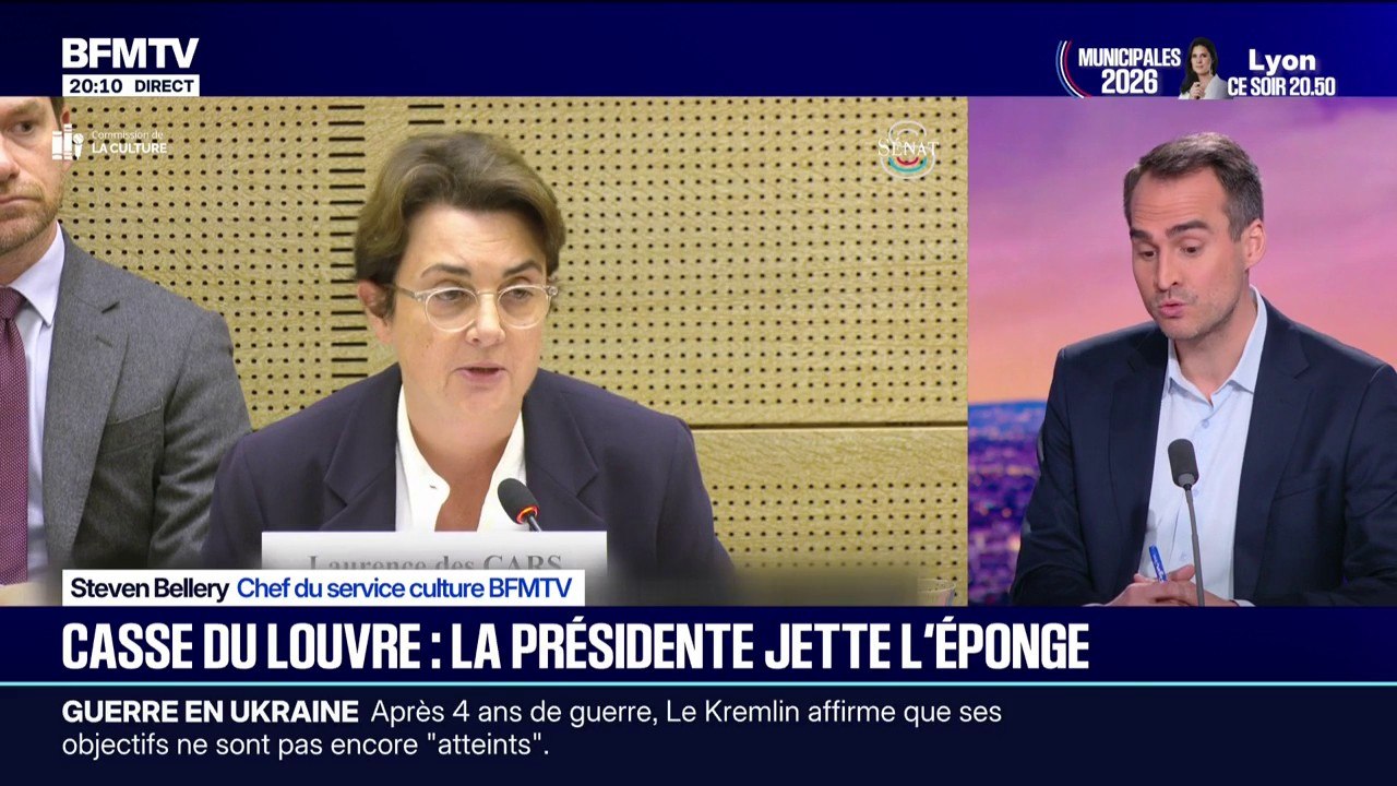 La présidente du Louvre, Laurence des Cars, a présenté sa démission à Emmanuel Macron qui l'a acceptée