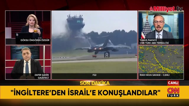 Dünya diken üstünde! ABD'ye ait 12 adet F-22 tipi savaş uçağı İsrail'e iniş yaptı