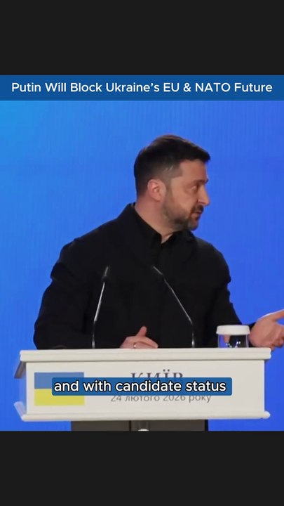 Zelenskyy Warns Russia Will Block Ukraine’s EU & NATO Path