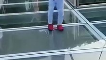 China Glass Bridge Funny Video ever.