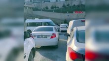Mardin’de trafikte tekmeli yumruklu yol verme kavgası kamerada