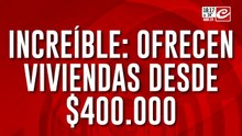 Increíble: ofrecen viviendas desde $700.000 en el Barrio 31