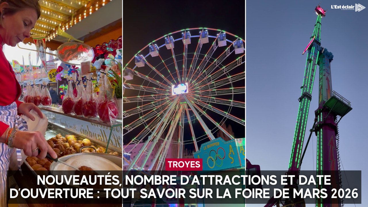 Tout savoir sur la Foire de mars 2026 à Troyes