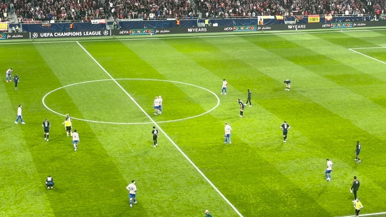 Celebración histórica del Atlético de Madrid tras ganar al Brujas en Champions League
