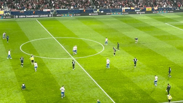 Celebración histórica del Atlético de Madrid tras ganar al Brujas en Champions League