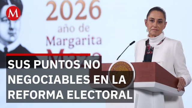 Sheinbaum advierte a aliados por reforma electoral
