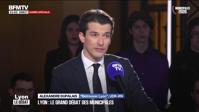 Municipales: Le vote utile, c'est pour les listes que je conduis , affirme Alexandre Dupalais (UDR-RN), candidat à la mairie de Lyon