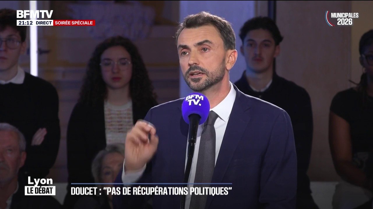 Mort de Quentin Deranque: "Les récupérations politiques sont une souffrance de plus" pour la famille, explique Grégory Doucet (Union de la gauche), et candidat à la mairie de Lyon