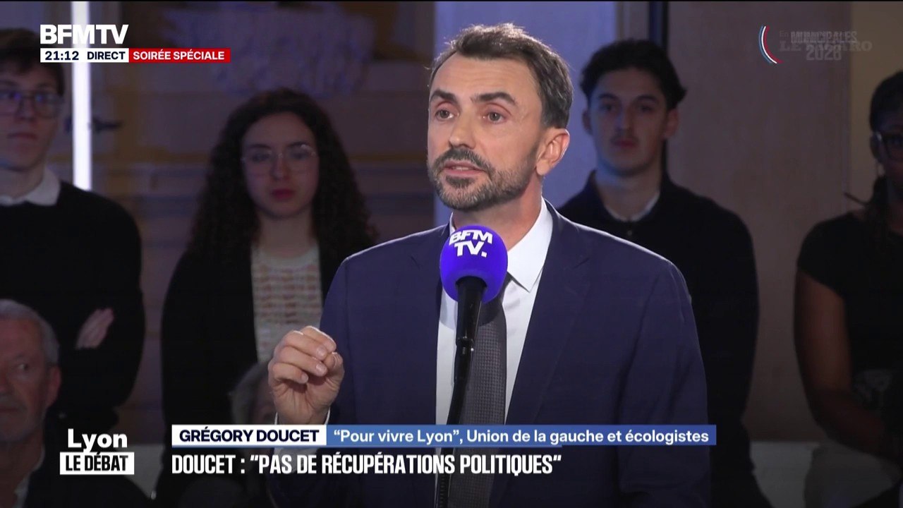 Municipales de Lyon: "Oui je peux travailler avec Anaïs Belouassa-Cherifi, à certaines conditions", affirme Grégory Doucet, candidat (Union de la gauche)