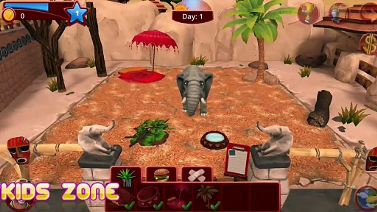 African Animals Care for Elephants - Kids Play WildLife Africa Animals