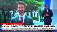 PAZ NA DIREITA? Valdemar diz que Michelle e Nikolas Ferreira vão apoiar Flávio Bolsonaro