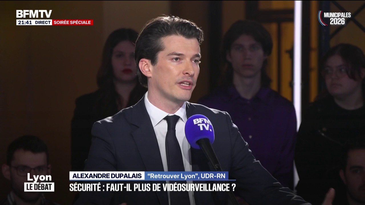 Alexandre Dupalais (UDR-RN) s'en prend à Grégory Doucet (Union de la gauche) sur la sécurité