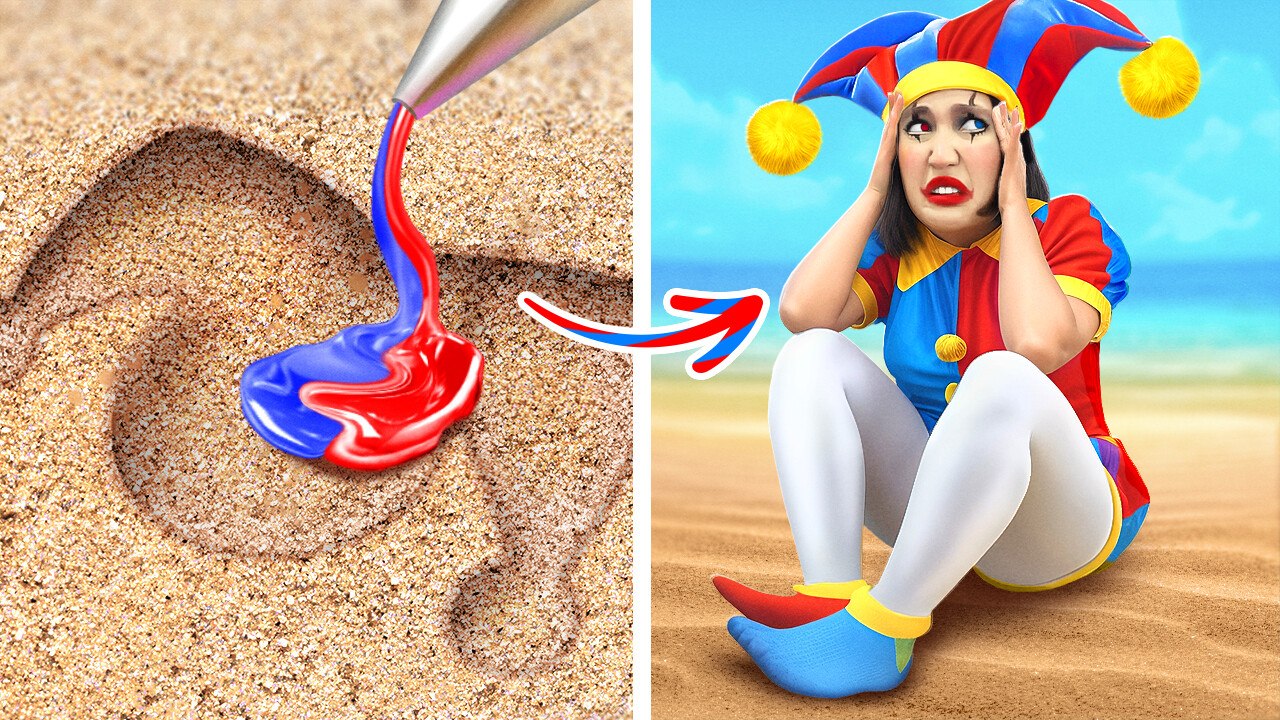 😂👟🧴 Pomni Made Shoes 🧴 With Bottle Caps