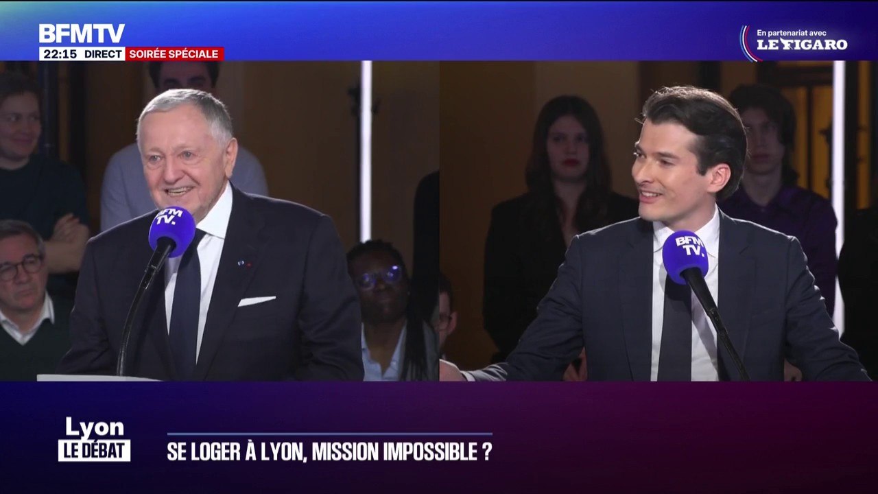 "La ville de Lyon n'est pas un trophée de plus à mettre sur une étagère": vif échange entre Alexandre Dupalais (UDR-RN) et Jean-Michel Aulas (Cœur lyonnais)