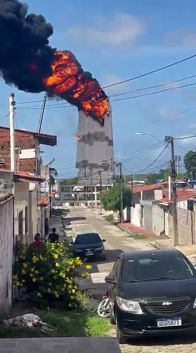 Estátua de Nossa Senhora de Fátima é destruída por incêndio em Natal