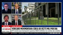 Vorcaro movimenta R$ 2,7 bi e média chega a R$ 773 mil por dia