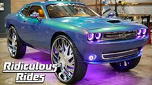 Customized Dodge Challenger Boasts MASSIVE 34-Inch Rims