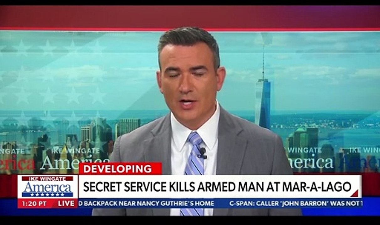 Barry Donadio Mar-A-Lago Shooting Newsmax February 23rd 2026 Ike Wingate