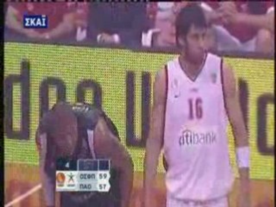 Olympiakos-Panathinaikos 4th match Final A1 last 5 seconds