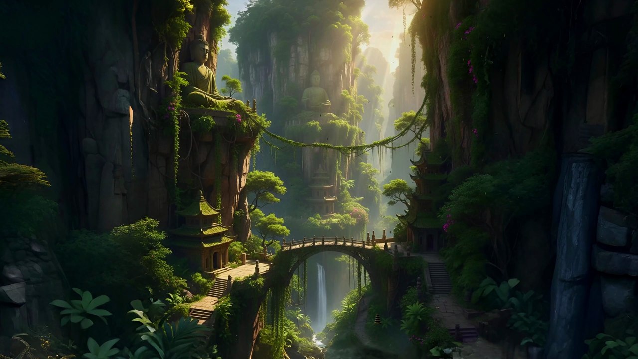 Dors en douceur dans une vallée cachée, hors du monde en 4K