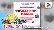 Pasok sa mga pampubliko at pribadong paaralan sa Albay, suspendido bilang paggunita sa anibersaryo ng EDSA People Power Revolution