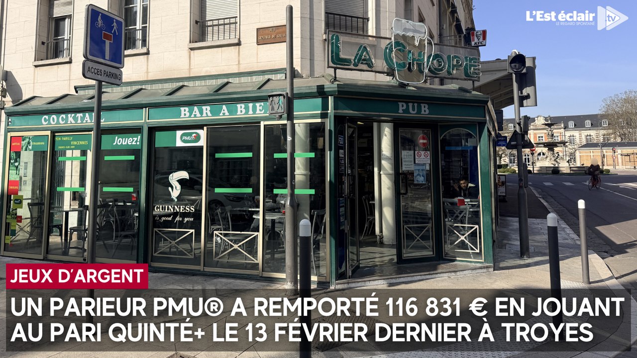 Un parieur PMU® a remporté 116 831 € en jouant au pari Quinté+ le 13 février dernier à Troyes