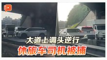 大道上调头逆行 休旅车司机已被捕