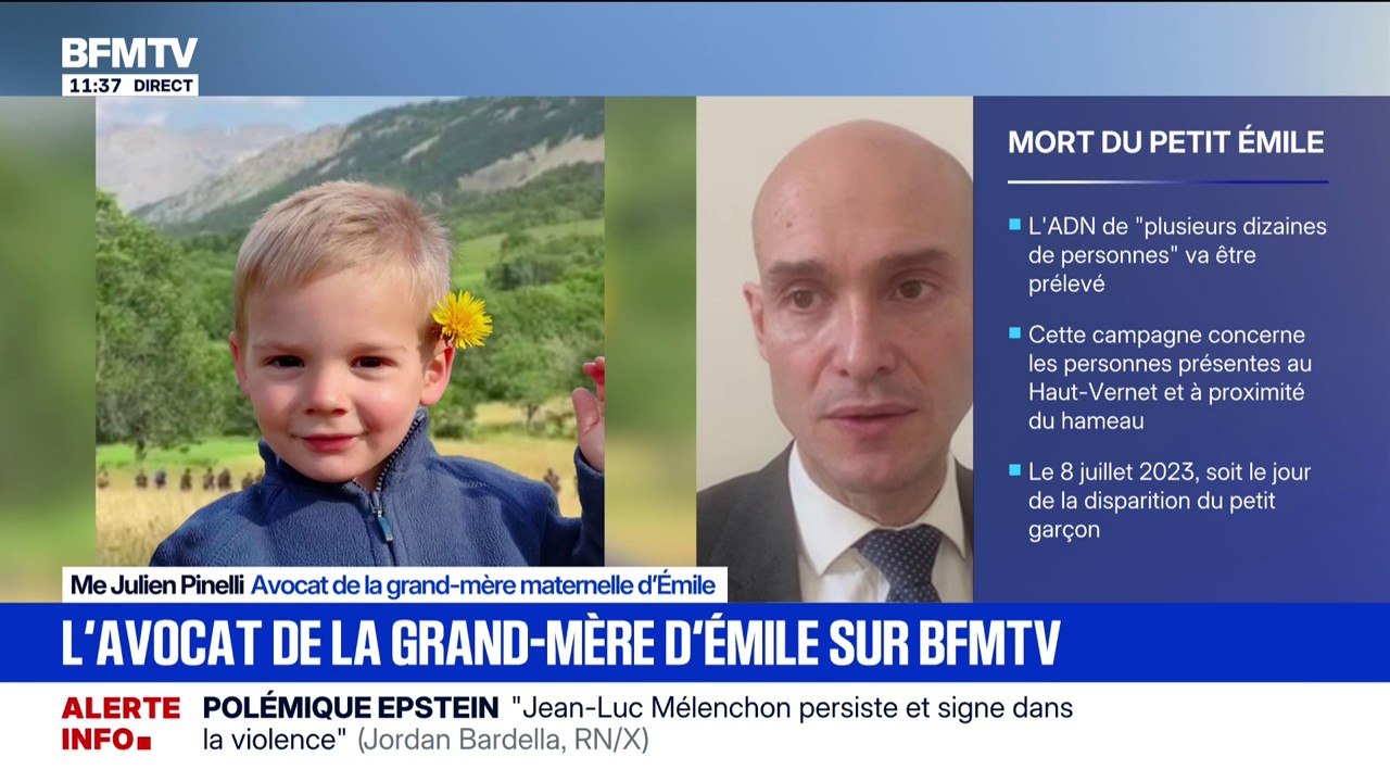 "Il y a quelque chose d'encourageant": l'avocat de la grand-mère maternelle d'Émile réagit aux nouvelles analyses ADN prévues