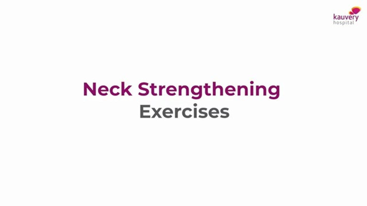 Simple Exercises to Strengthen Your Neck
