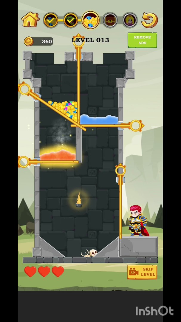 ⁣Hero Rescue Gameplay |Level 13| #gaming #trending #asmr #herorescuegameplay