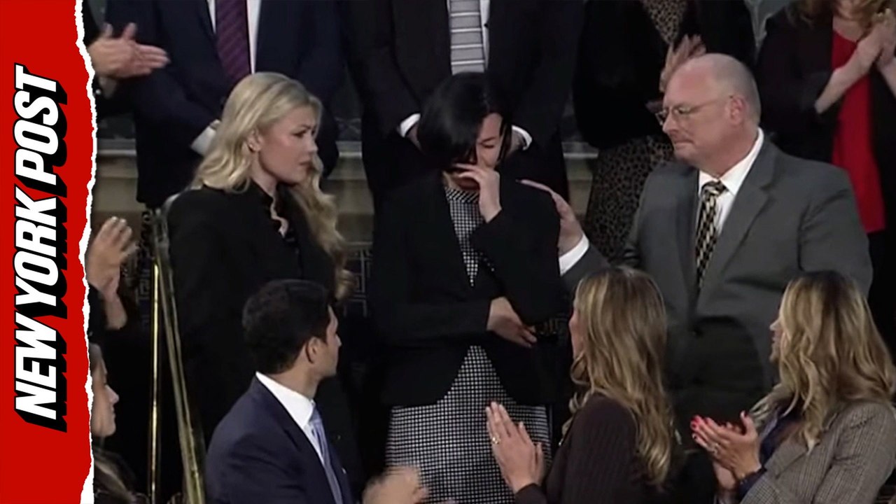Iryna Zarutska's heartbroken mother in tears at SOTU