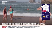 27°C à Biarritz, 20°C à Marseille...la France a connu une douceur exceptionnelle ce mardi