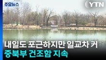 [날씨] 내일도 포근하지만 일교차 커...중북부 건조함 지속 / YTN