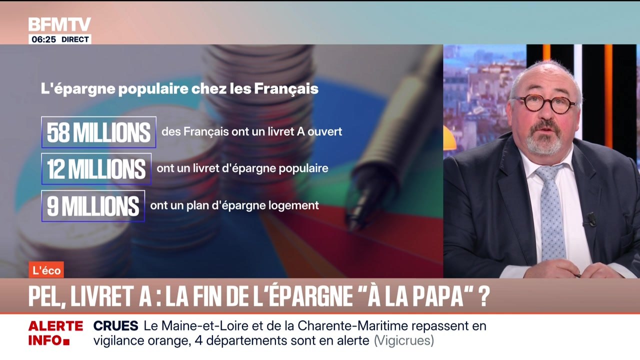 BFM éco : PEL, livret A, la fin de l'épargne "à la papa" ? - 25/02