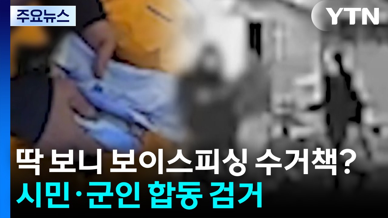 딱 보니 보이스피싱 수거책?...시민·군인 합동 검거 / YTN