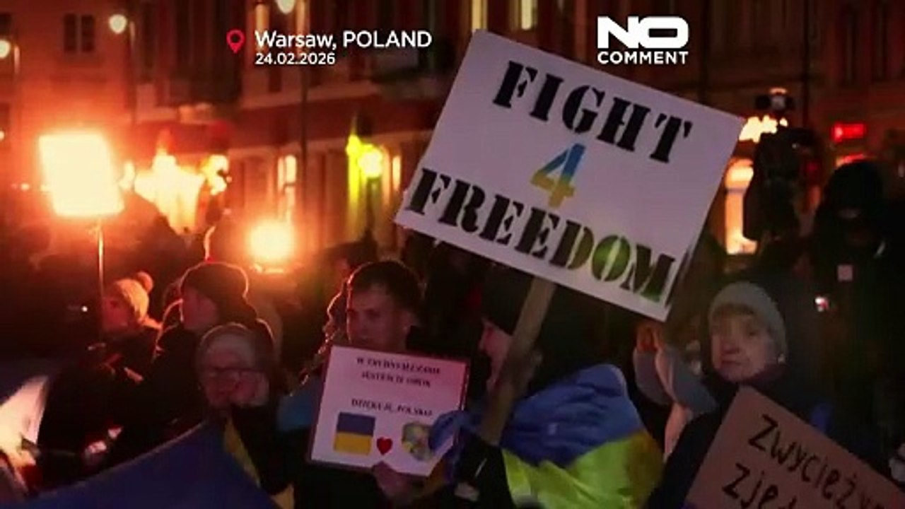 Польша отмечает четыре года с начала российского вторжения в Украину