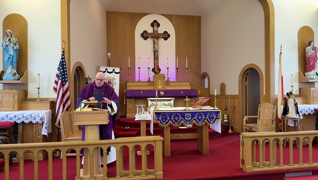 Holy Mass for the 1st Sunday of Lent 2026 from Holy Name of Jesus Schenectady