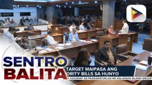 Senado, target maipasa ang LEDAC priority bills sa Hunyo; anti-political dynasty bill, sumalang na sa plenaryo ng Senado | ulat ni Louisa Erispe