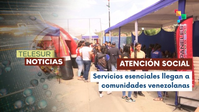 Gobierno de Venezuela fortalece atención social con servicios esenciales en comunidades