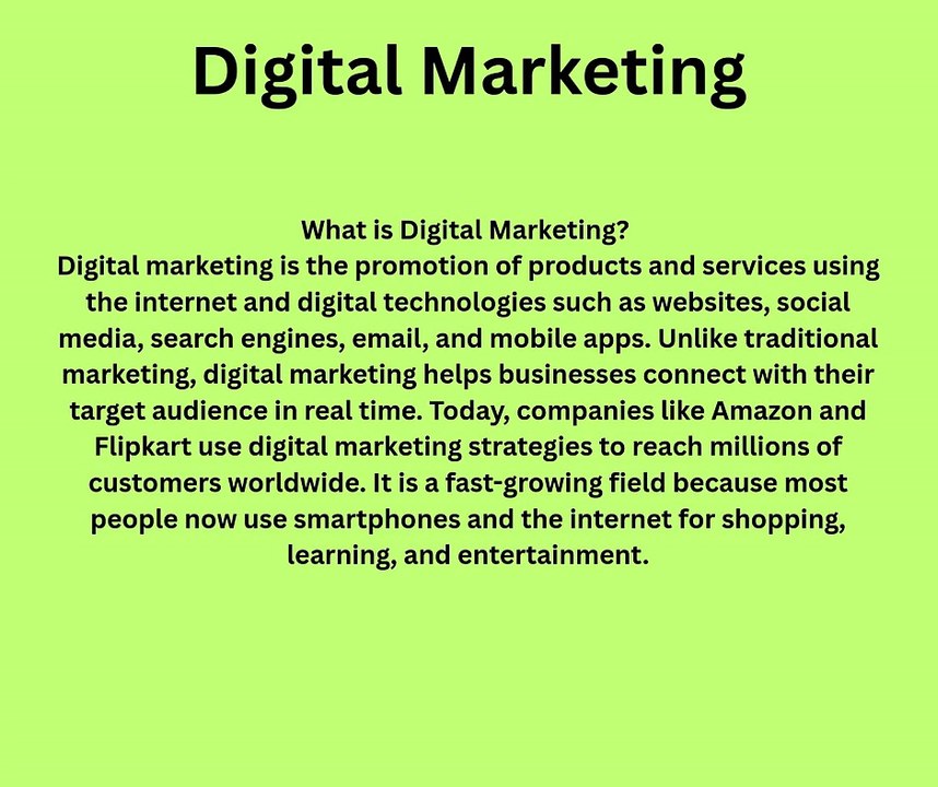 Digital Marketing