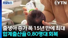 출생아 증가 폭 15년 만에 최대...합계출산율 0.80명대 회복 / YTN