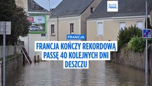 Kończy się rekordowa 40-dniowa passa opadów deszczu we Francji, ale zagrożenie powodziowe pozostaje