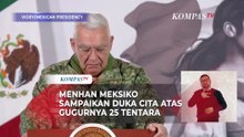 Menhan Meksiko Sampaikan Duka Cita Atas Gugurnya 25 Tentara dalam Operasi Penumpasan El Mencho