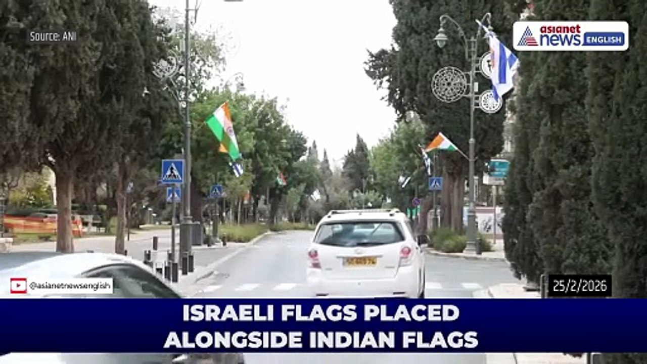 Jerusalem Decked Up Ahead Of PM Modi’s Israel Visit | Tricolour Lights Up City