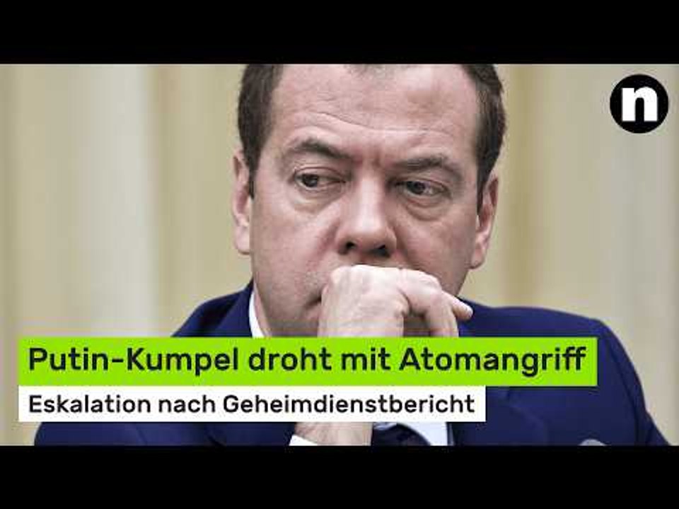 Dmitri Medwedew: Eskalation nach Geheimdienstbericht - Putin-Kumpel droht mit Atomangriff